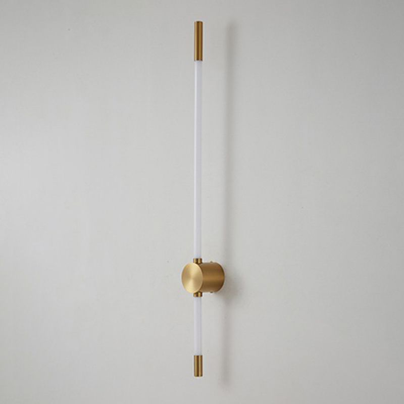 Golden/Black Linear Wall Light Sconces Modern LED Sconces for Living Room