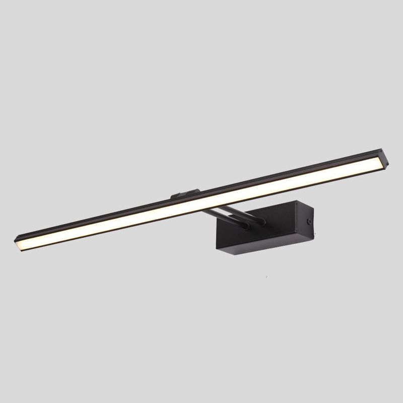 Linear Vanity Light Modern Minimalist Style Metal Single Vanity Light