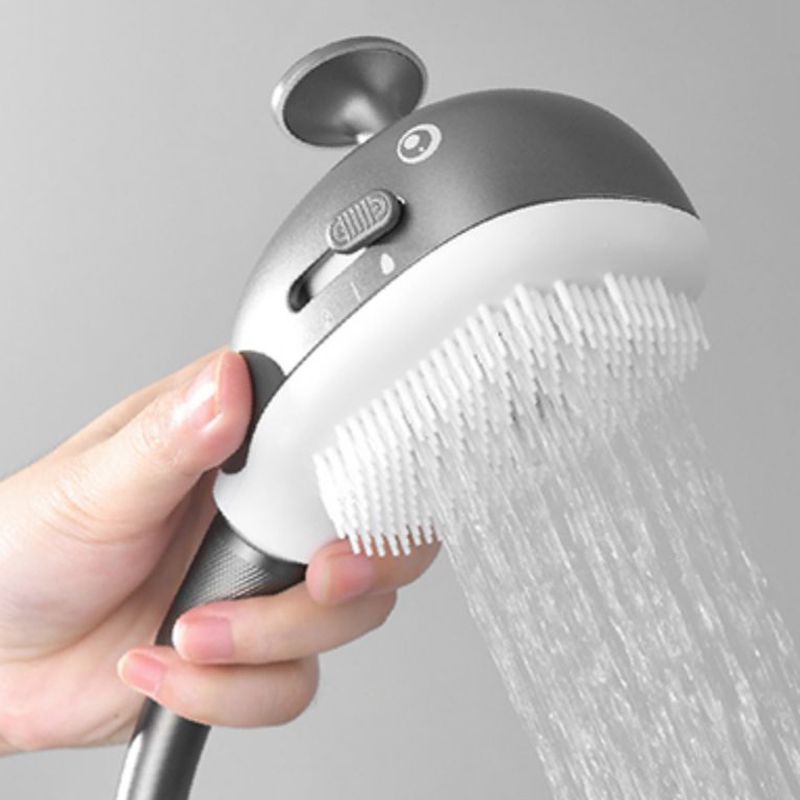 Contemporary Shower System Dual Shower Head Slide Bar Thermostatic Wall Mounted Shower Set