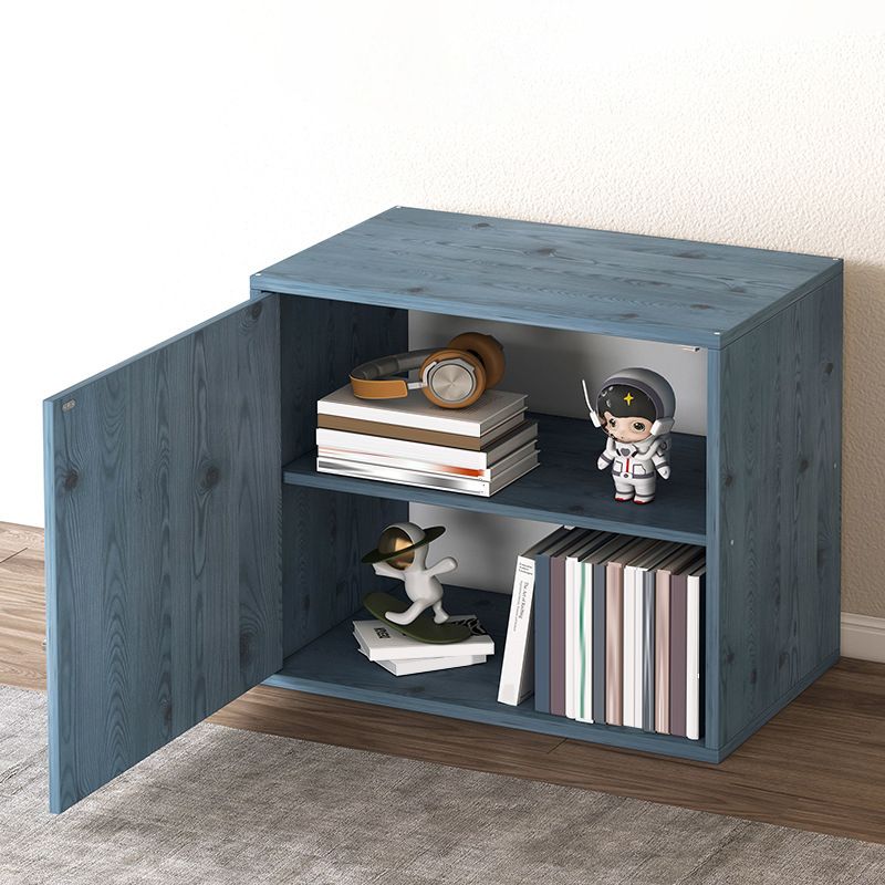 Wood Bookcase Scandinavian Bookshelf, 13.78" L x 9.45" W x 13.78" H