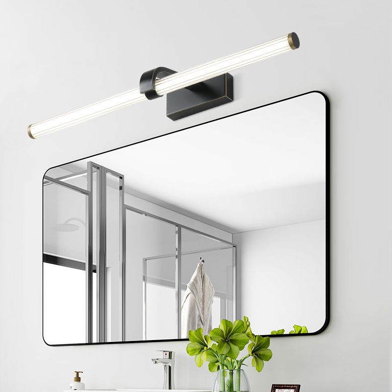 Luci da vanità LED a LED a specchio moderno con ombra acrilica