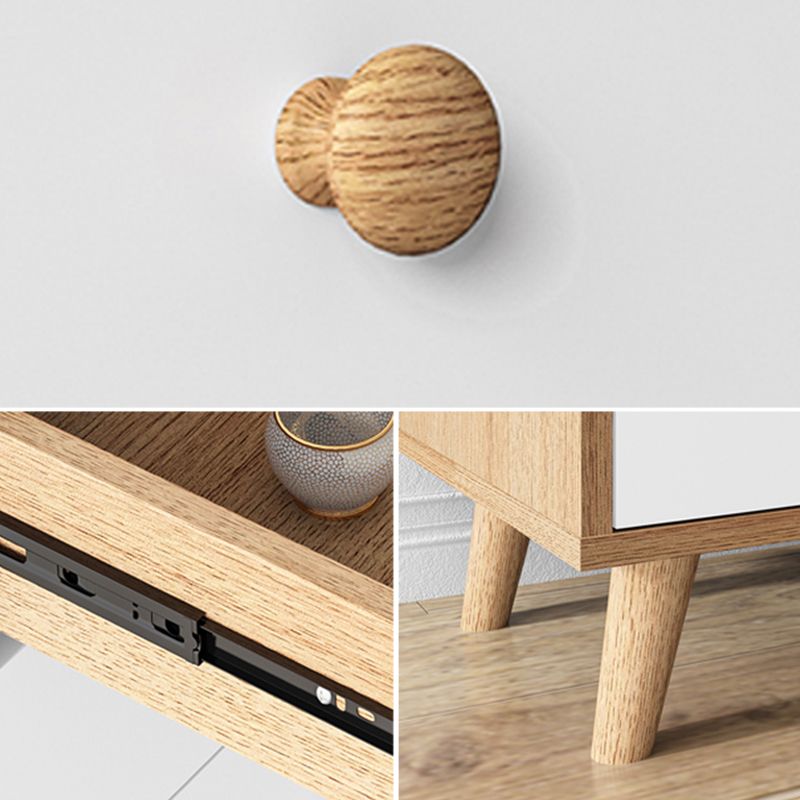 Contemporary Vertical Lingerie Chest Wood Storage Chest Dresser for Home Office