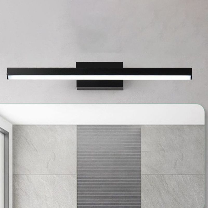 Lumières murales de vanité linéaire de style moderne Métal 1 Lights Mirror Vanity Lights