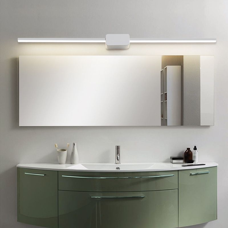 Metal Slim Wall Vanity Light Modern Style 1 Light Vanity Lighting Ideas