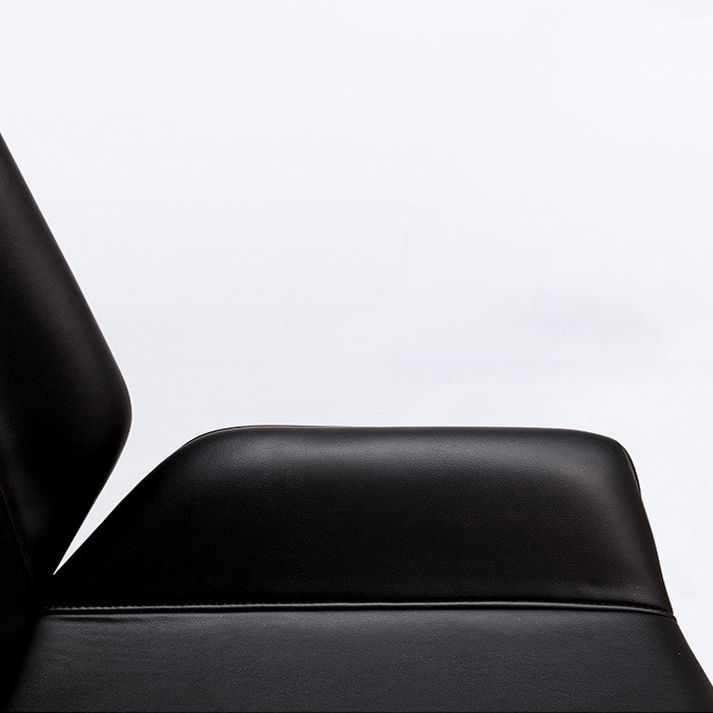 Modern Armless Office Chair Swivel Height-adjustable Chair with Wheels