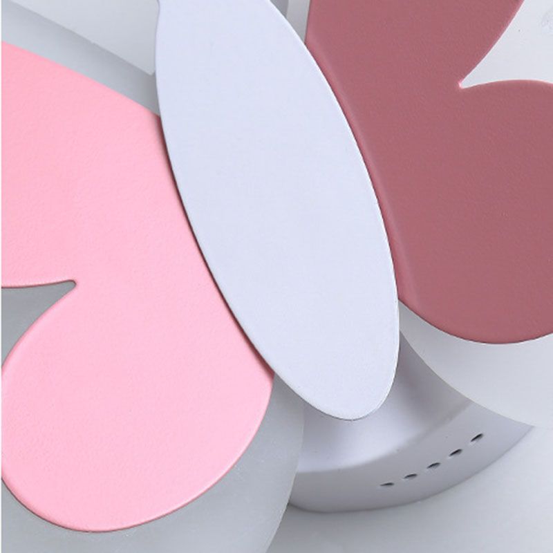 Cartoon Acrylic Wall Lighting 1-Light Butterfly Sconce Light for Children's Room