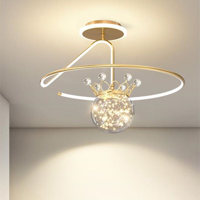 Forme de balle LED PLADIER LAMPLE MODER