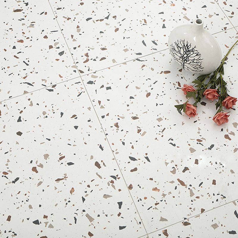 Square Laminate Floor Waterproof Click Lock Marble Pattern Modern Laminate Flooring