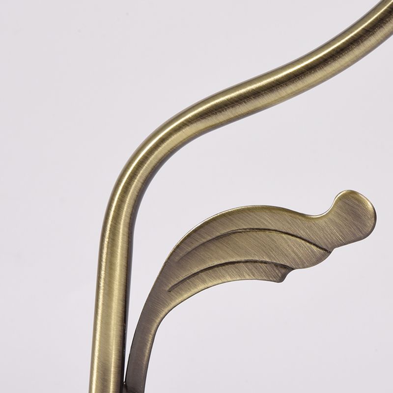 1 Light Modernism Night Table Lamps Metal Nightstand Lamp for Bedroom in Gold