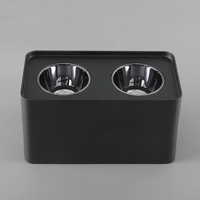 Metal Rectangle Flush Mount Lamp Modern Flush Ceiling Light Fixture
