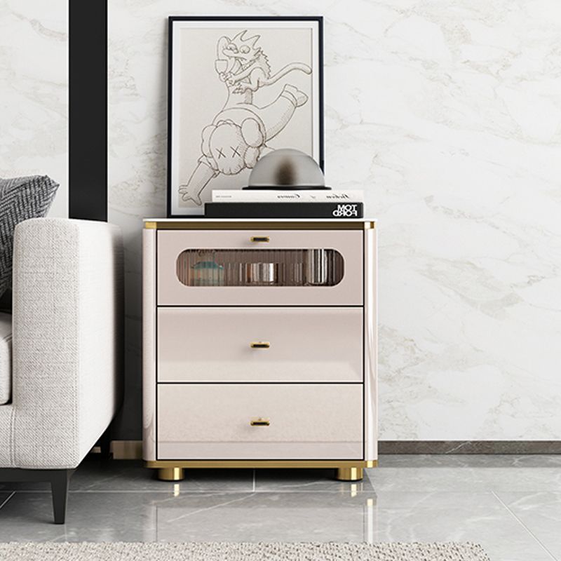 Glam Storage Chest Dresser Stone Storage Chest with 3/4/5 Drawers