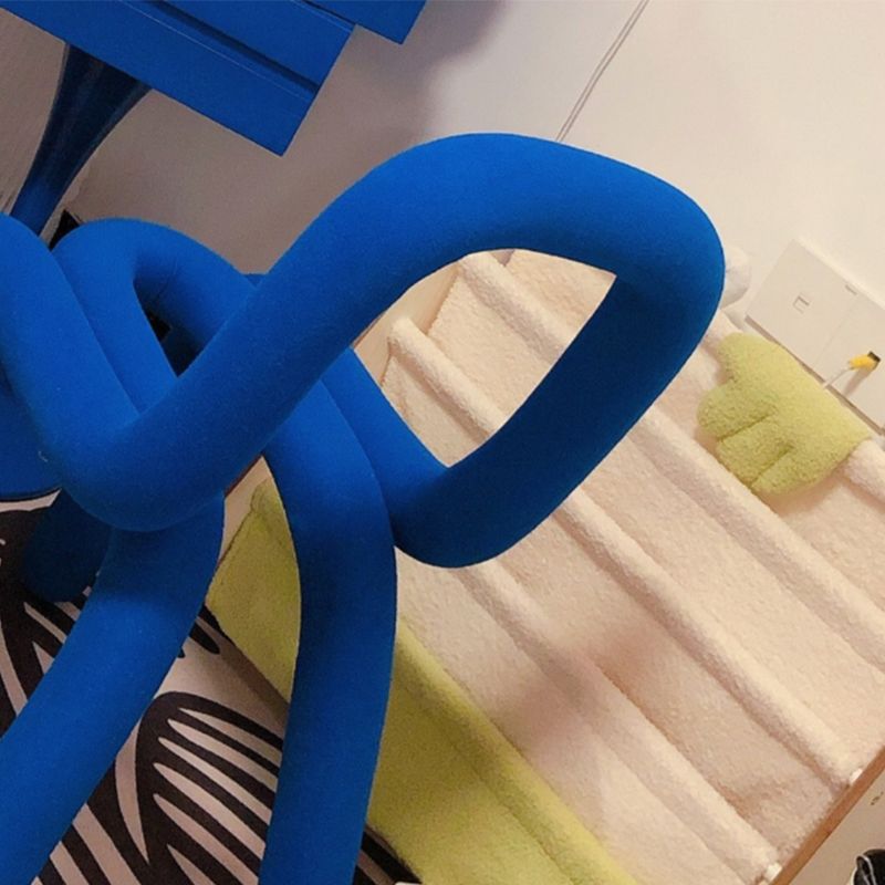 16.14" Wide Scandinavian Style Single Sofa Chair Fixed Back Parsons Chair