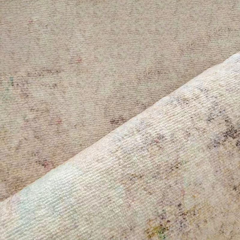 Blue Living Room Area Rug Bohemian Polyester Area Carpet Americana Print Non-Slip Backing Rug