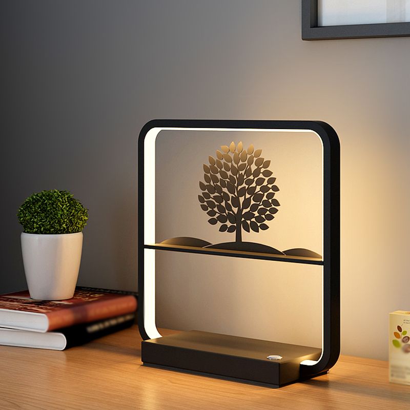 Modern Simple Table Lamp Household Linear Table Light Fixture for Living Room Bedroom