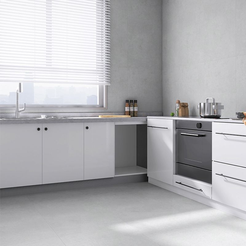 Matte Rectangular Singular Tile Cement Straight Edge Floor Tile