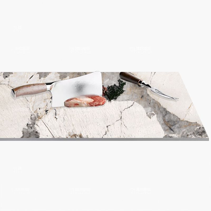 Luxurious Sintered Stone Top Dining Set Rectangle 1/4/5/6/7 Pieces Dinette Table Set