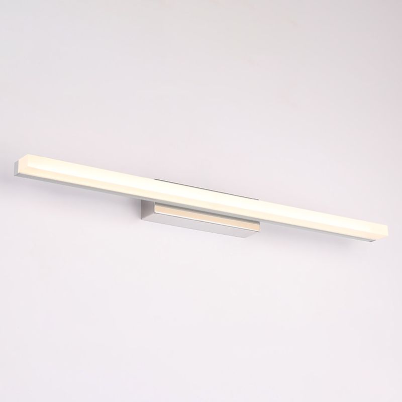 LED Vanity Light Contemporary Mirror Front Lighting with Acrylic Shade for Bathroom