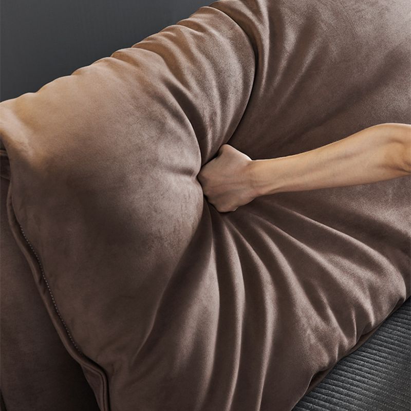 Glam Solid Wood with Headboard Panel Rectangular Standard Bed