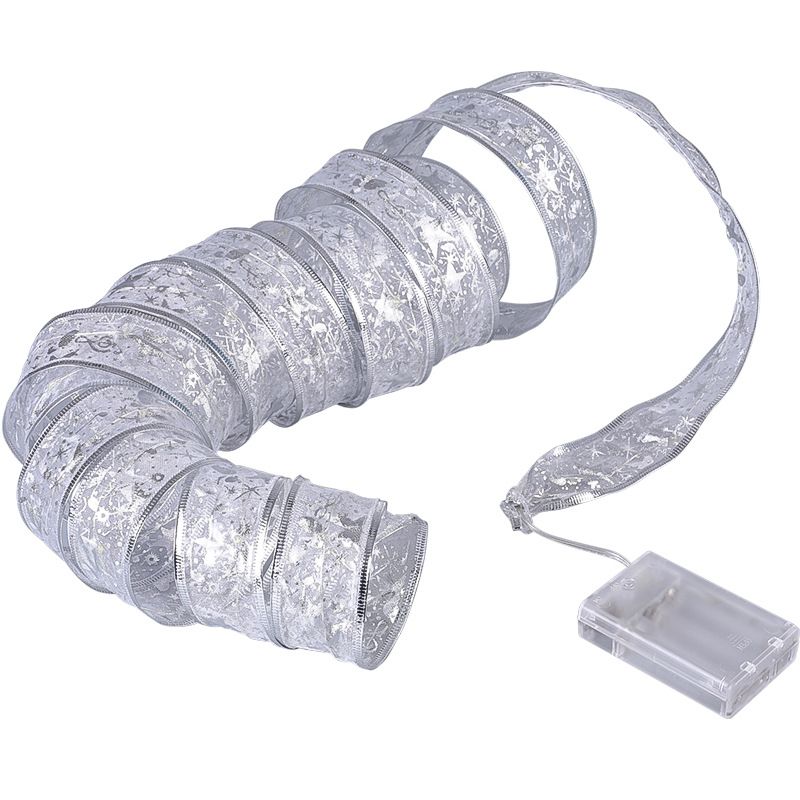 Modern Creative Rope Light Copper Wire Ribbon Light Post for Christmas Decorate