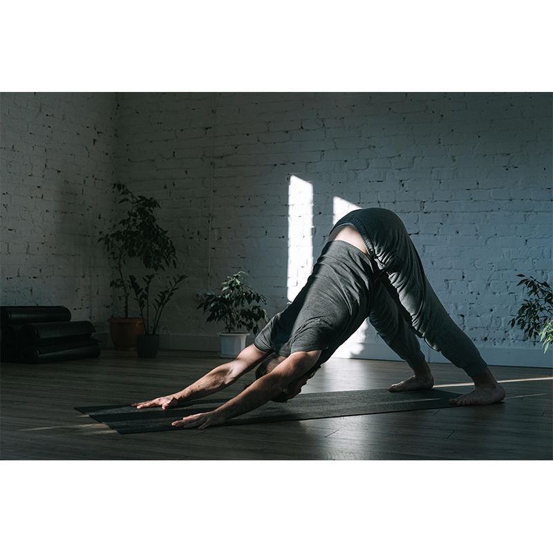 Yoga Style Contemporary Wall Mural Mildew Resistant Wallpaper for Home