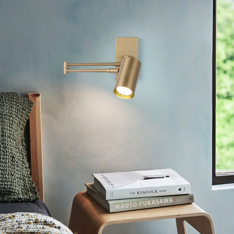 Contemporary Wall Sconce Minimalist Wall Light Fixture with Adjustable Arm