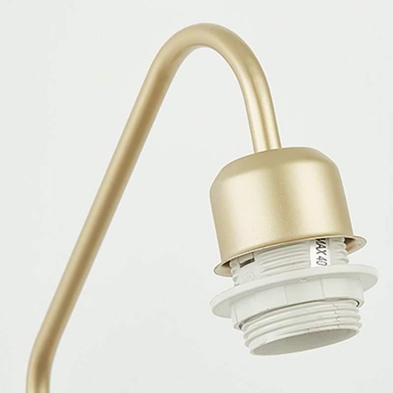 Dome Shape Metal Wall Sconces Modern 1-Light Wall Mount Light Fixture in Gold