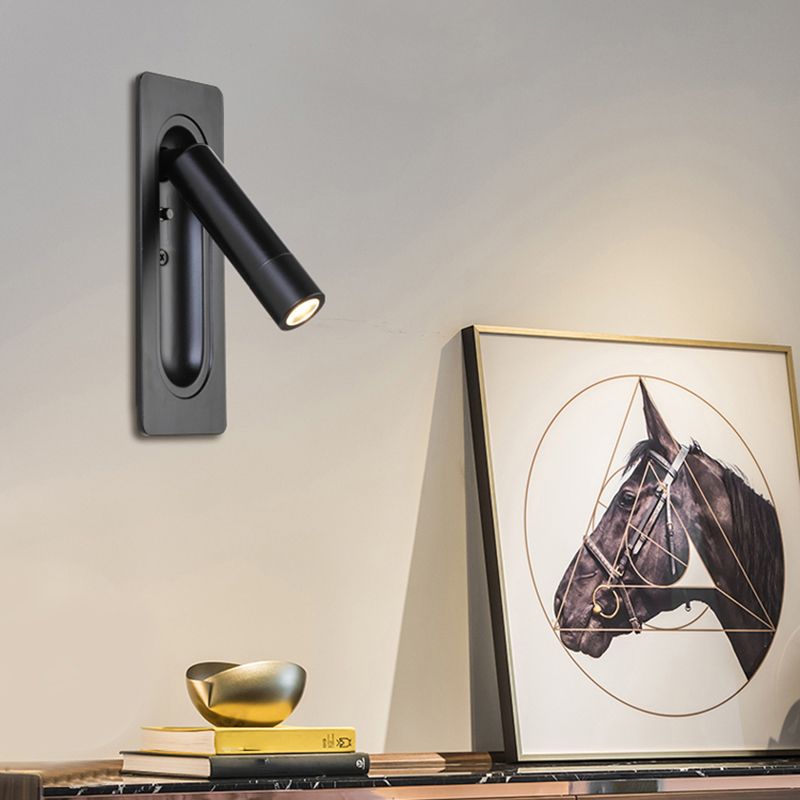 Nordic Style Aluminium Wandleuchter Zylinder 1 Licht Lesen Wandleuchte für Schlafzimmer