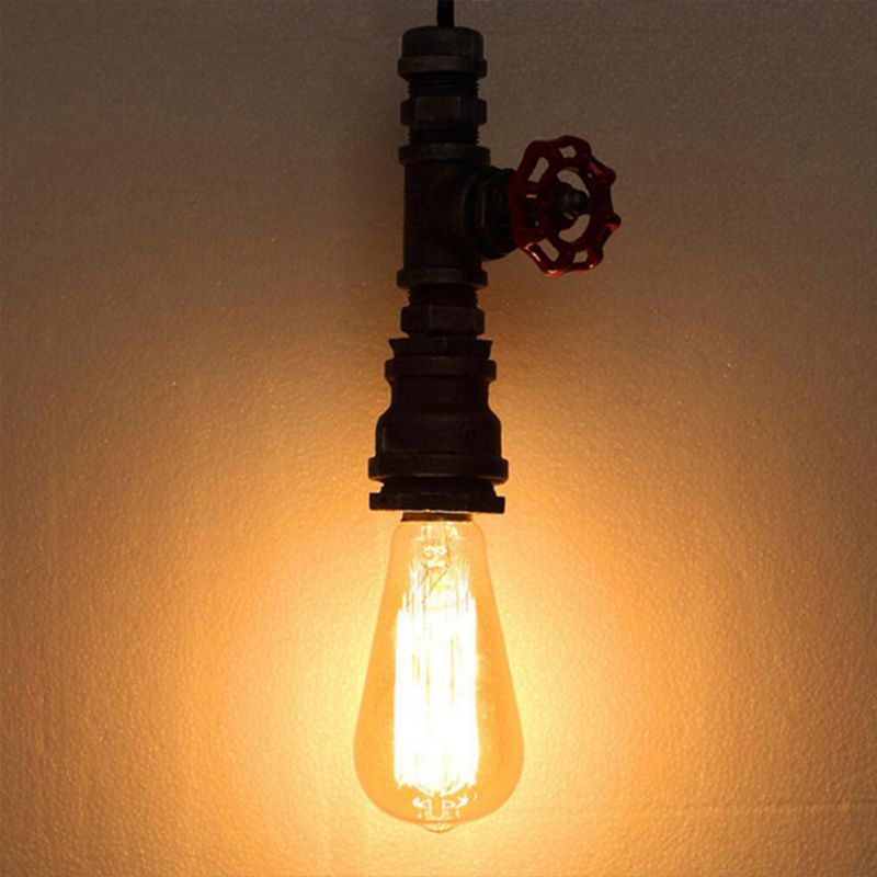 Industrial Exposed Bulb Multi-Pendant Chandelier Metal Chandelier Lights