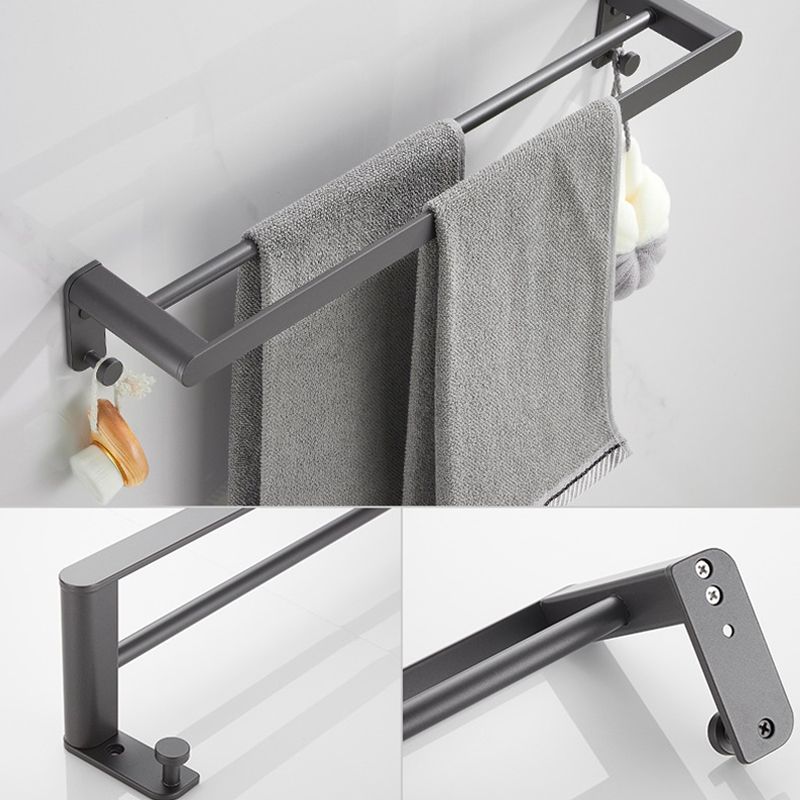 Modern Grey Bathroom Accessory As Individual Or As a Set in Metal
