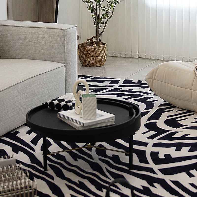 Scandinavian Round 1 Single Coffee Table Solid Wood Cocktail Table