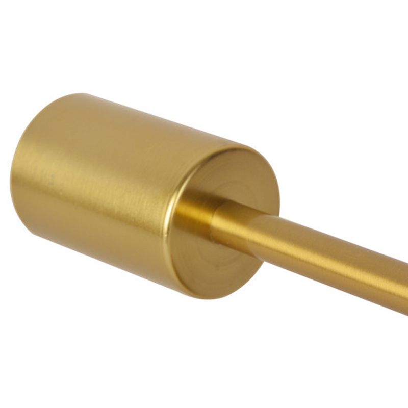 Modern Minimalist Golden and Black Metal Wall Light Sconce for Washroom