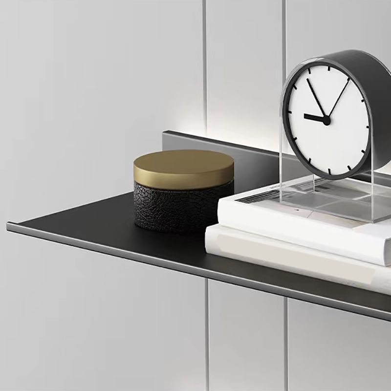 1 Shelf Metal Bookshelf Modern Floating Wall Mounted Bookcase