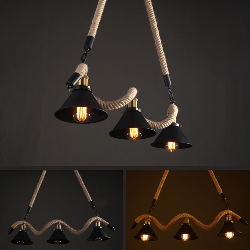 Industrial Island Lighting Cone Ceiling Light for Restaurant