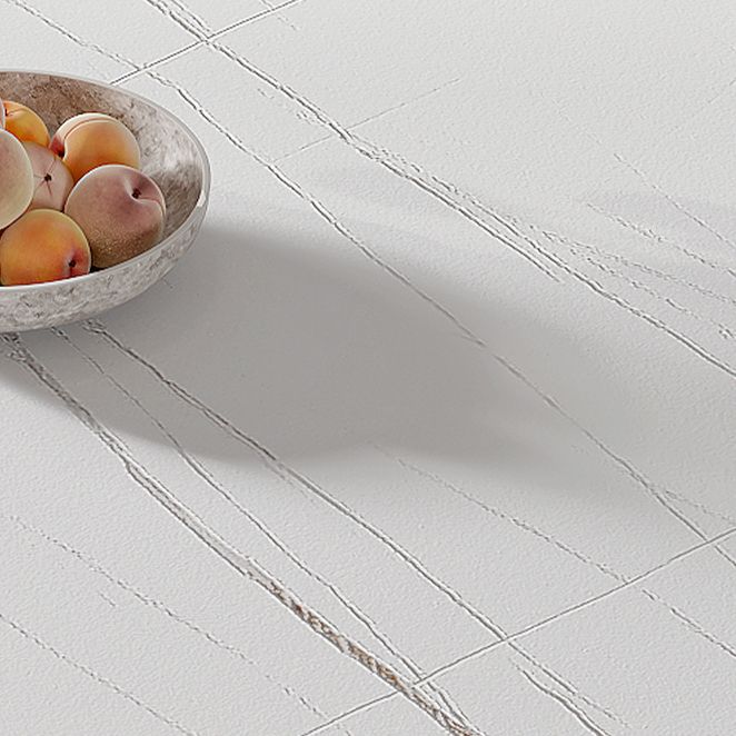 White Glam Dinette Set for Dining Room 1/4/5/7 Pieces Stone Top Dining Table Set