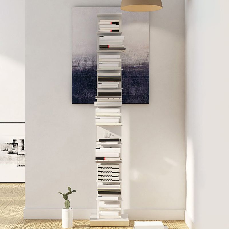 14"W Bookshelf Contemporary Style Invisible Bookcase for Office and Home
