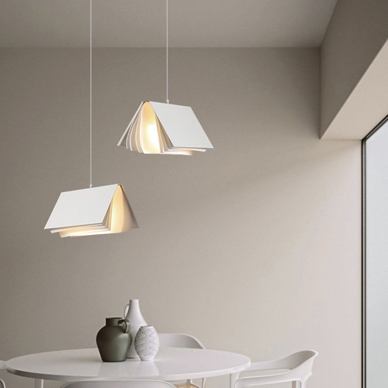 Rectangle Pendant Light Fixture Modern Style Metal Dinning Room Suspension Pendant