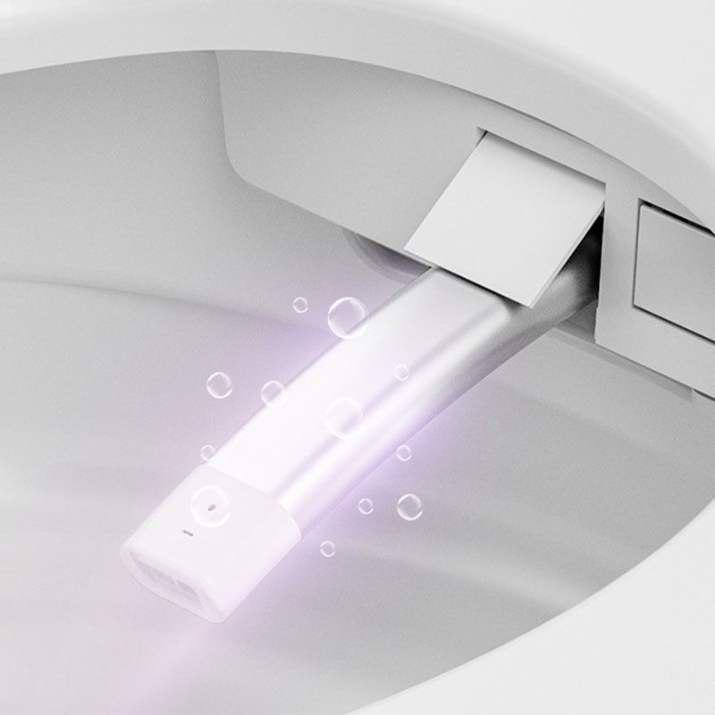 Modern Auto One Piece Toilet Siphon Jet Round Toilet with Sterilization Function