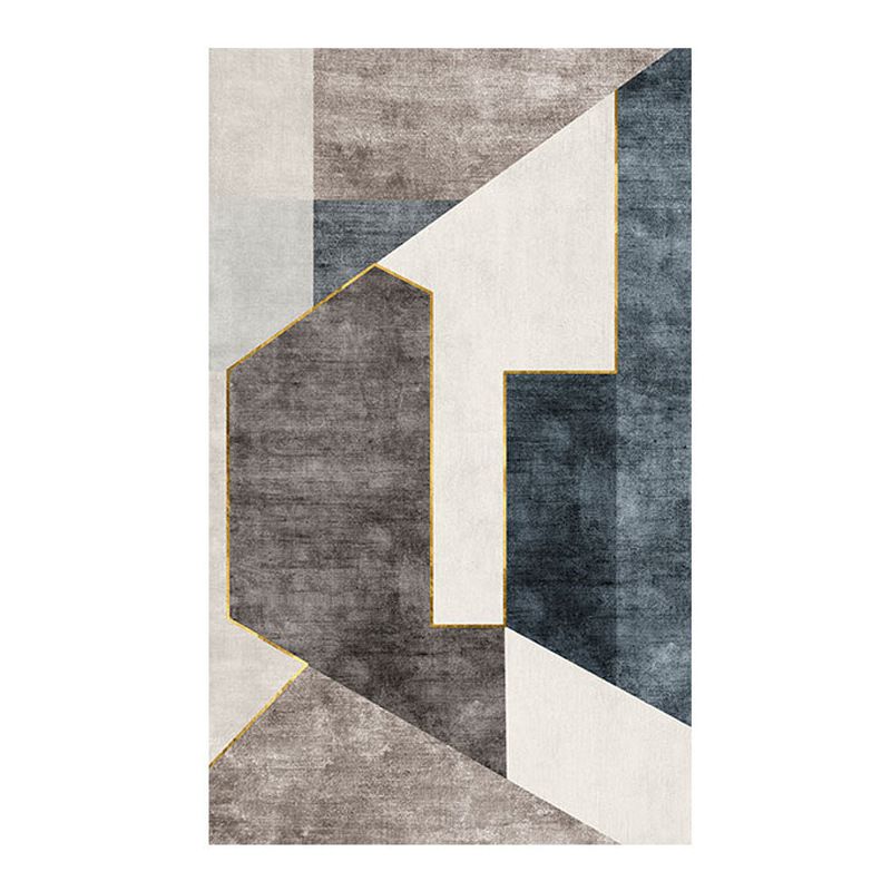 Light Beige Simple Carpet Polyester Straight Stripe Carpet Washable Carpet for Home Decor