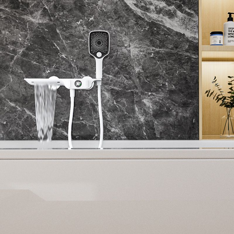 Modern Wall Mounted Faucet 2-Handle and 2-Hole Bath Faucet Trim
