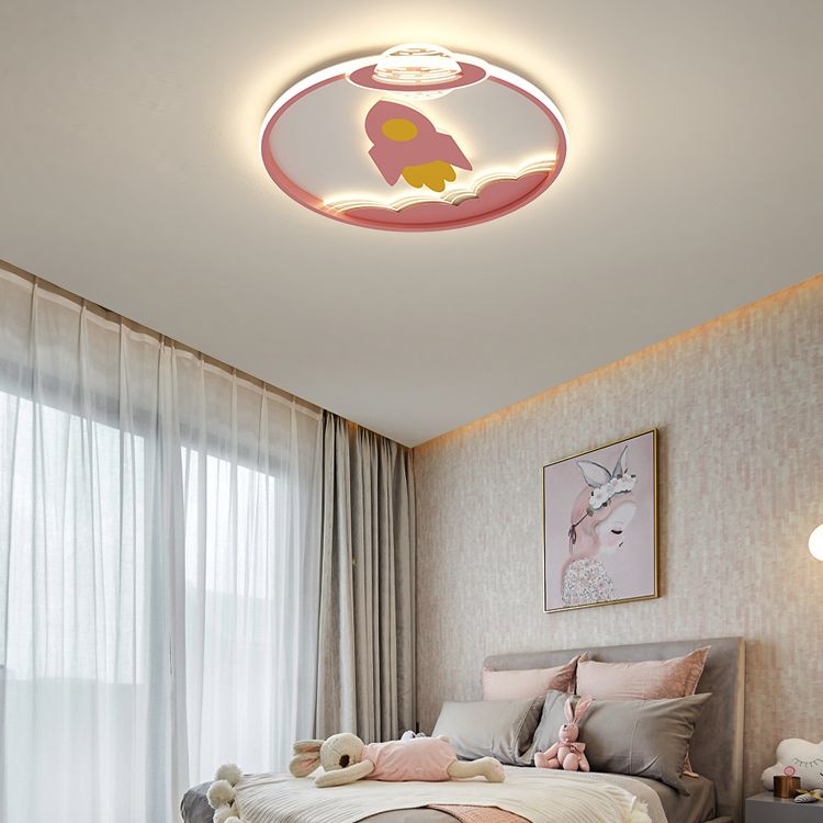 Unique Shape Ceiling Fixtures Kids Style Metal Ceiling Light Fixtures