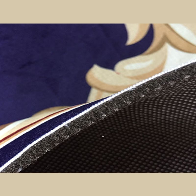 Retro Symmetrical Print Tapijt Multicolor polyester Tapijt Anti-slip achterstappert tapijt voor woonkamer