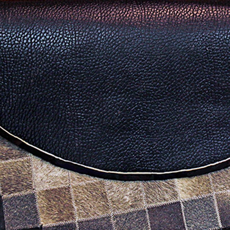 Modern Harlequin Patroon Tapijt Cowhide Round Tapijt Tapijt Non-Slip Backing Indoor Toe voor woningdecoratie