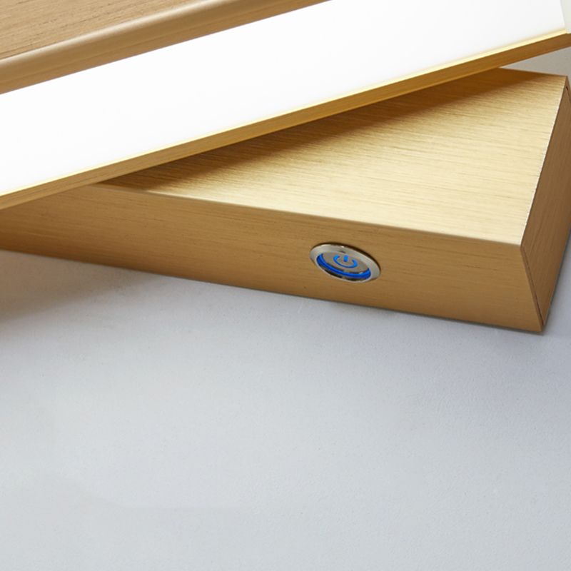 Moderner Stil quadratischer Schatten Wandleuchte Metal 1 Leichte Wandmontage Beleuchtung