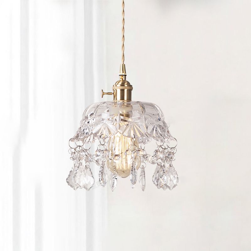 Modern Hanging Light Glass Shade Pendant Lighting Fixture for Sitting Room