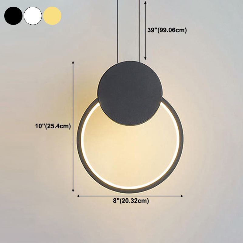Geometric Ceiling Pendant Light Metal Modern LED Pendant Lighting