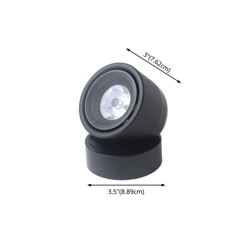 Draaibare mini-downlight Nordic metalen woonkamer LED-inbouwplafondlamp