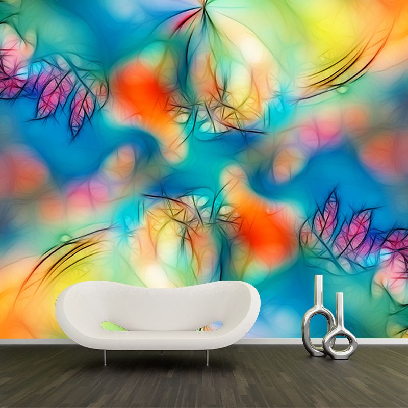 Abstract Style Illustration Mural Wallpaper Decorative Bedroom Wall Mural