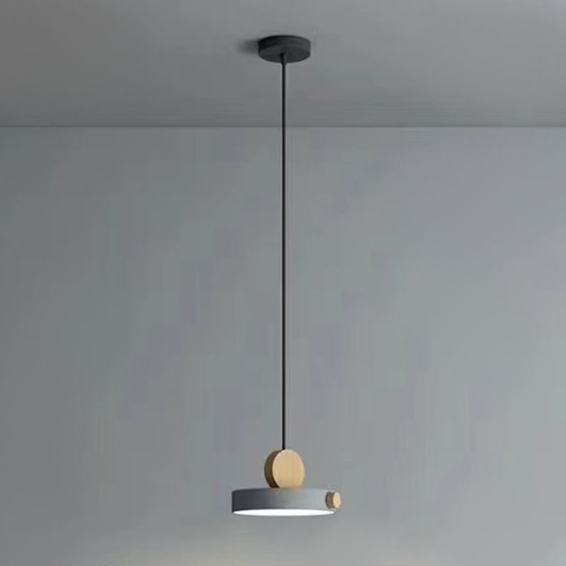 Moderne stijl Round Down Lighting Wood Multi Lights Hangende plafondlampen