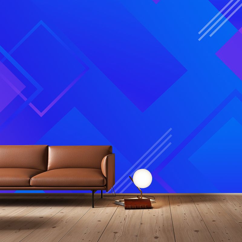 Minimalism Style Mural Wallpaper Stain-Proof Modernist Wall Decor for Bedroom