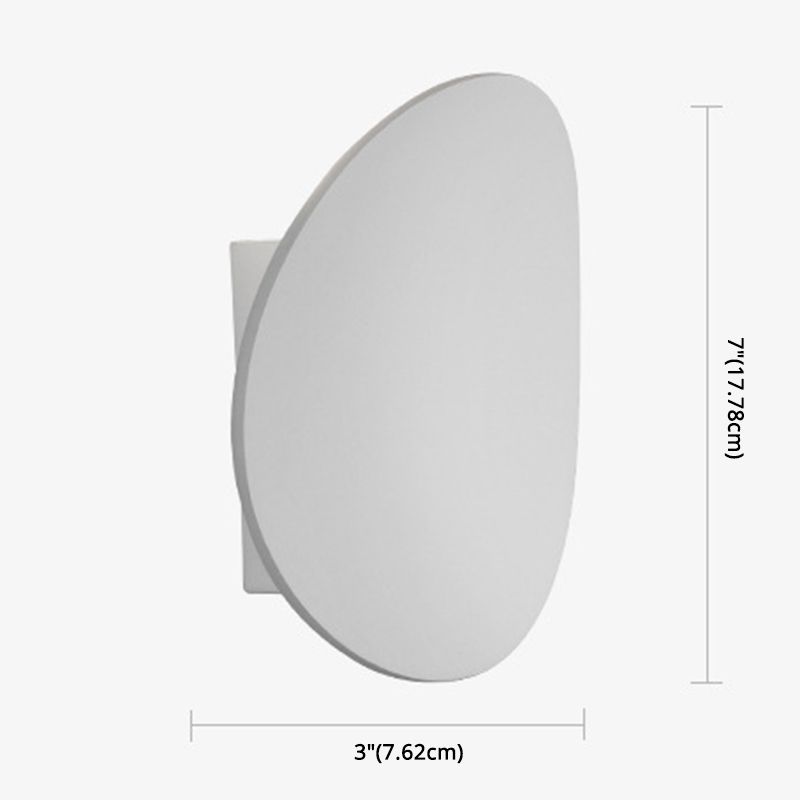 Iluminación de pared redonda de pared de pared de estilo moderno de estilo 7W para dormitorio para dormitorio